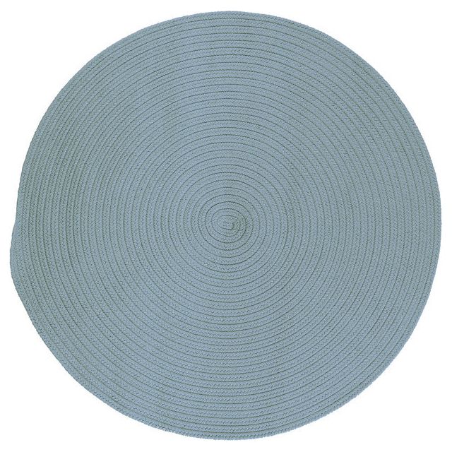 Boca Raton Vibrant Styled Round Outdoor Rugs-Outdoor Rugs-Colonial Mills-Federal Blue-6' x 6'-LOOMLAN