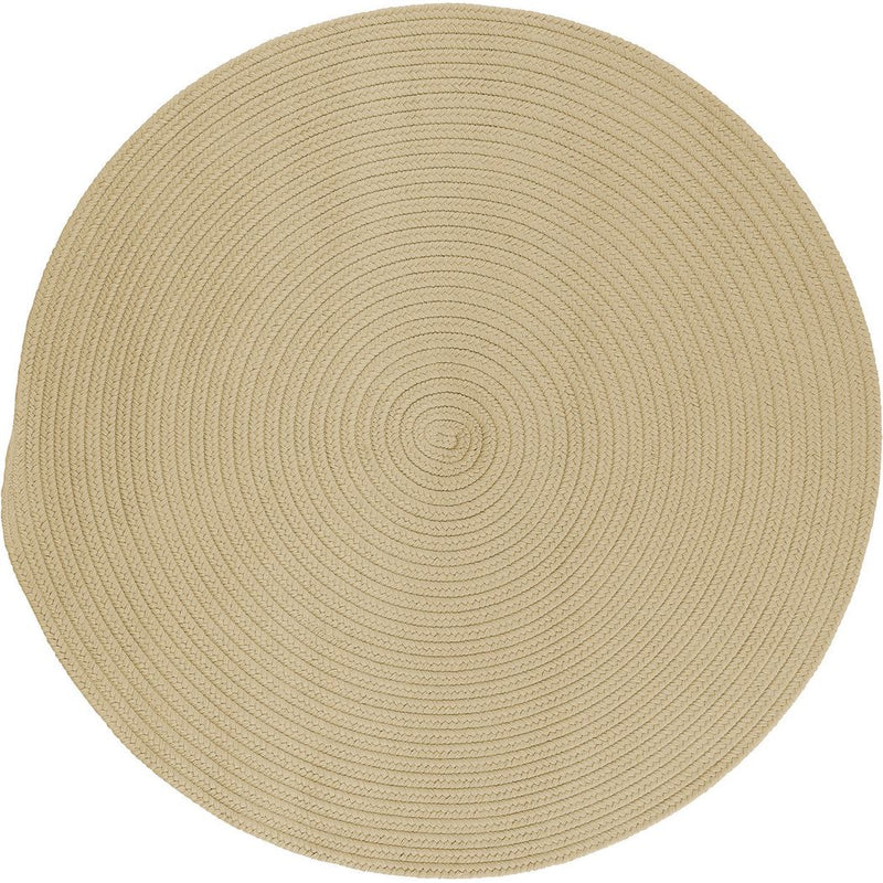 Boca Raton Vibrant Styled Round Outdoor Rugs-Outdoor Rugs-Colonial Mills-Linen-6' x 6'-LOOMLAN