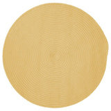 Boca Raton Vibrant Styled Round Outdoor Rugs-Outdoor Rugs-Colonial Mills-Pale Banana-6' x 6'-LOOMLAN