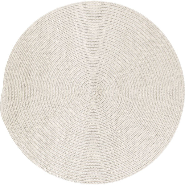 Boca Raton Vibrant Styled Round Outdoor Rugs-Outdoor Rugs-Colonial Mills-White-6' x 6'-LOOMLAN