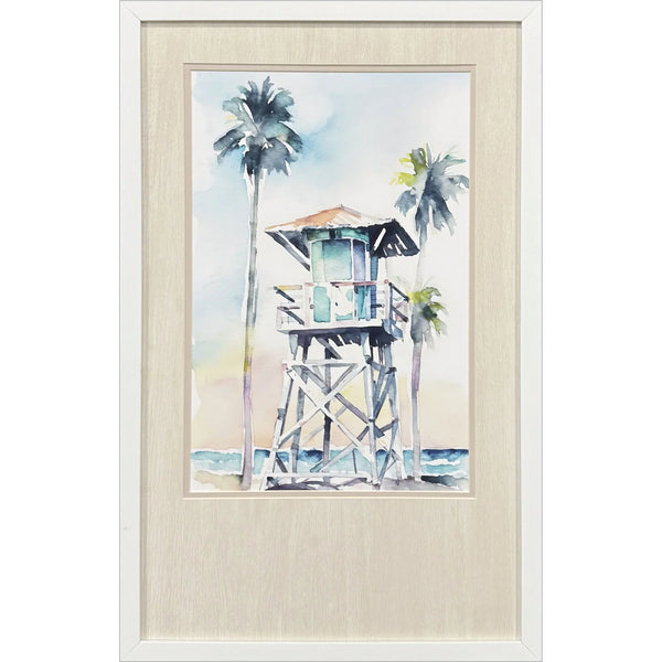 Boho Beachy Hand Assembled Framed Wall Art