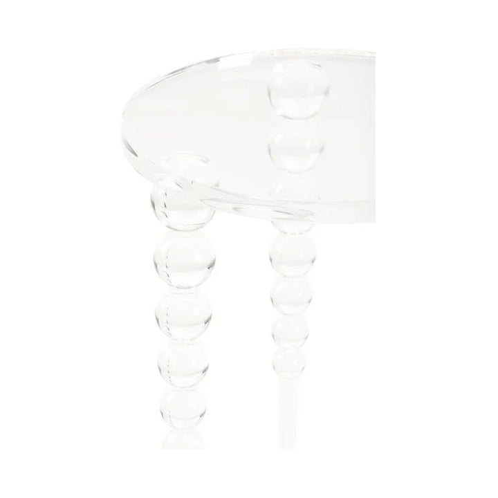 Bolla Acrylic Made Clear Side Table - LOOMLAN - Chelsea House - Side Tables