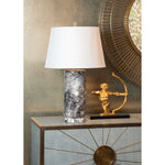 Bolle Marble Made Grey Table Lamp