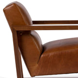 Bond Gentleman's Leather Club Chair-Accent Chairs-One For Victory-LOOMLAN