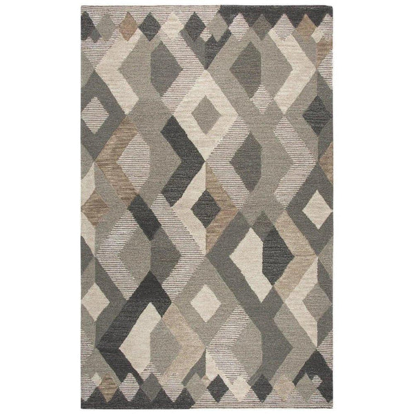 Bong Geometric Brown Large Area Rugs For Living Room - LOOMLAN - LOOMLAN - Area Rugs