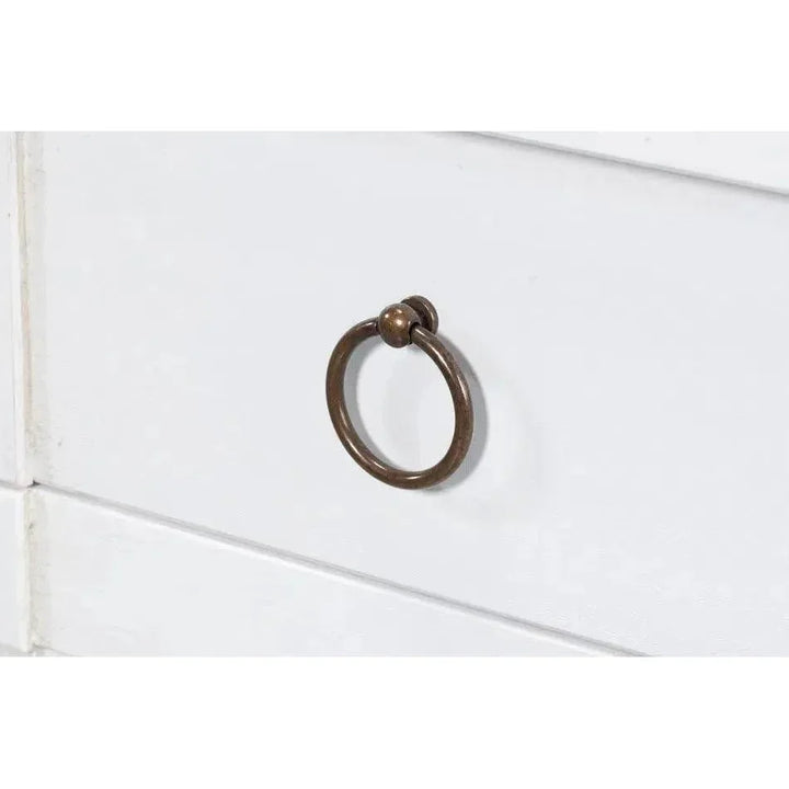 Bookcase With Doors and Drawer Cortina White - LOOMLAN - Sarreid - Bookcases