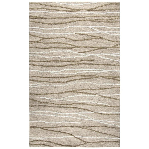 Boot Lines Beige Large Area Rugs For Living Room - LOOMLAN - LOOMLAN - Area Rugs