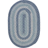 Boston Common Oval-Runner Rugs-Area Rugs-Colonial Mills-Capeside Blue-2' x 5'-LOOMLAN