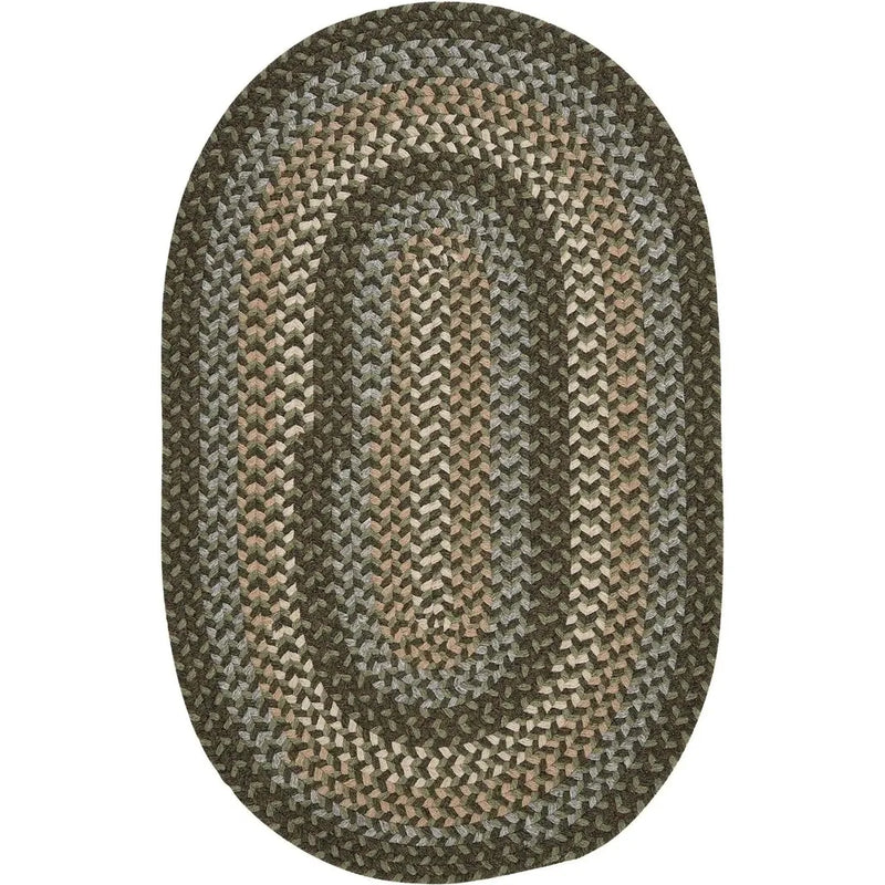 Boston Common Stylish Oval Rugs-Area Rugs-Colonial Mills-Moss Green-2' x 3'-LOOMLAN