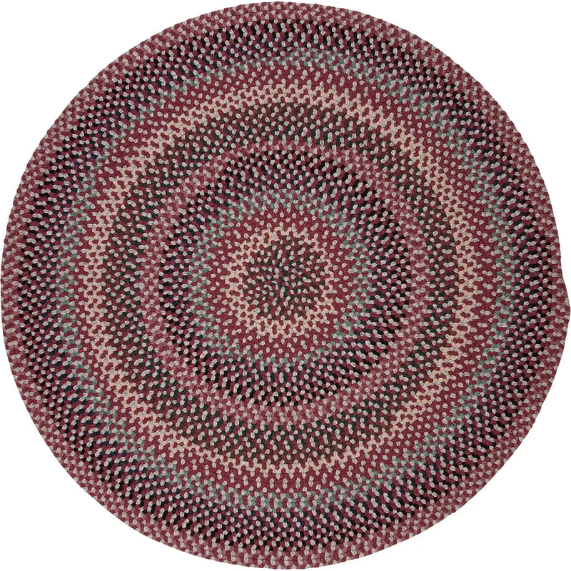 Boston Common Stylish Round Rugs-Area Rugs-Colonial Mills-Brick Marketplace-3' x 3'-LOOMLAN