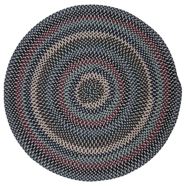 Boston Common Stylish Round Rugs-Area Rugs-Colonial Mills-Winter Blues-3' x 3'-LOOMLAN