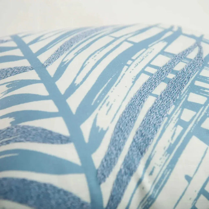 Botanical Ivory Outdoor Throw Pillows-Outdoor Pillows-LOOMLAN-LOOMLAN