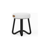 Solid Wood Upholstered Modern Stool