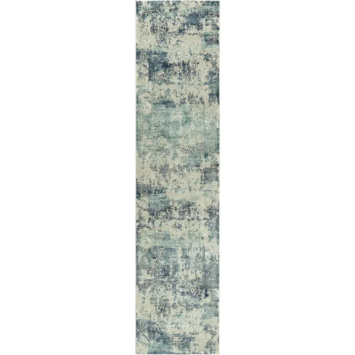 Boul Abstract Blue Kitchen Hallway Runner Rug - LOOMLAN - LOOMLAN - Area Rugs