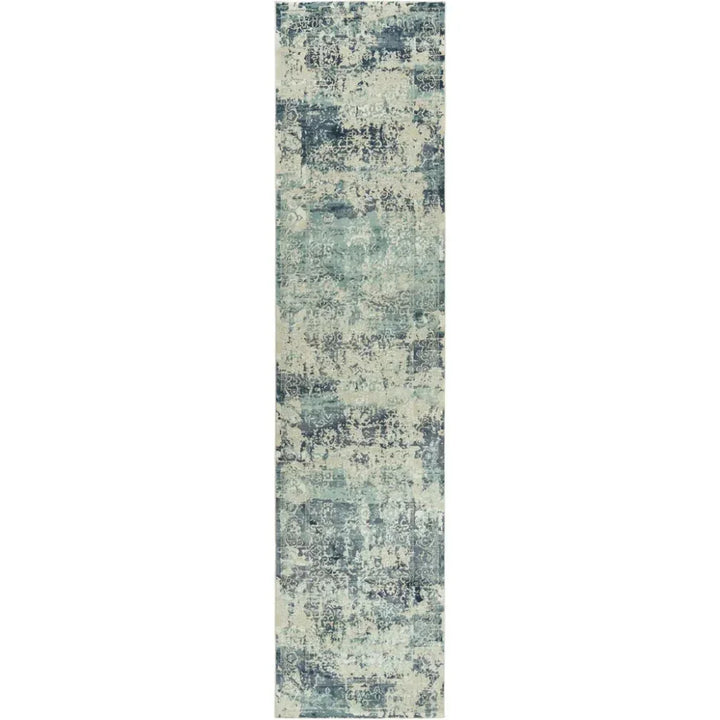 Boul Abstract Blue Kitchen Hallway Runner Rug - LOOMLAN - LOOMLAN - Area Rugs