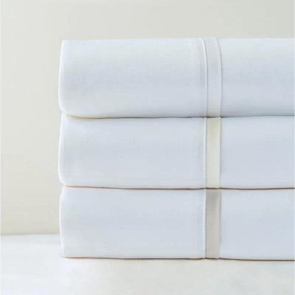 Bovi Estate Premium Pillowcases 500 Tread Count 2PC-Pillowcases-Bovi-Standard-White-LOOMLAN