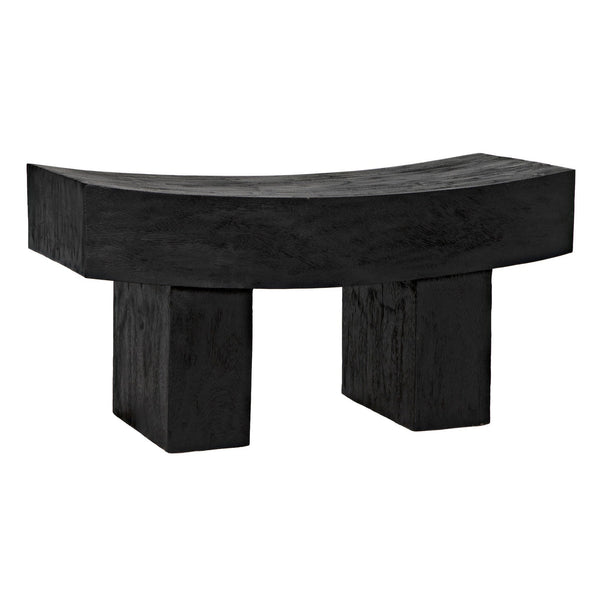Bow Bench-Bedroom Benches-Noir-LOOMLAN