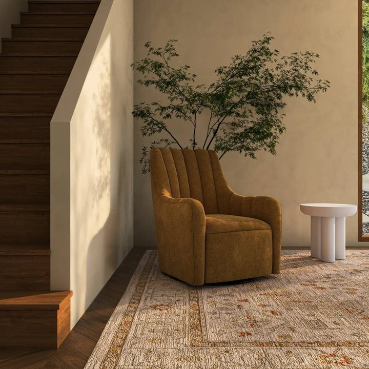 Bowie Plywood Frame Swivel Chair - LOOMLAN - Moe's Home - Club Chairs