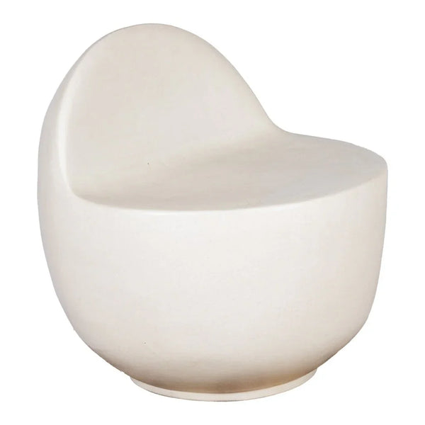 Bowness Ceramic Glazed Patio Armless Stool-Garden Stools-Seasonal Living-LOOMLAN