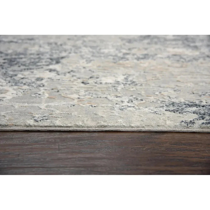 Boyo Abstract Gray Kitchen Hallway Runner Rug - LOOMLAN - LOOMLAN - Area Rugs