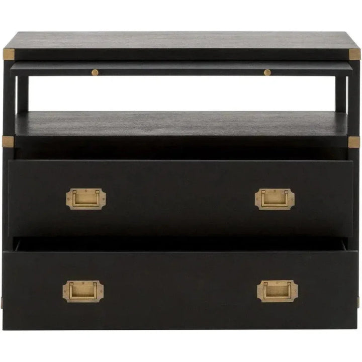 Bradley 2 - Drawer Nightstand Solid Wood - LOOMLAN - Essentials For Living - Nightstands