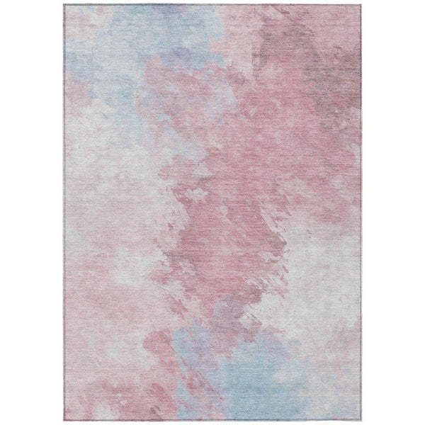 Braeas Pink Washable Indoor - Outdoor Rug - LOOMLAN - LOOMLAN Rugs - Outdoor Rugs
