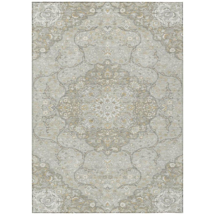 Braeor Brown Washable Indoor - Outdoor Rug - LOOMLAN - LOOMLAN Rugs - Outdoor Rugs