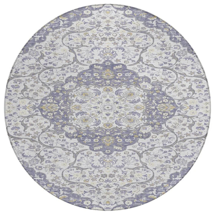 Braeor Purple Washable Indoor - Outdoor Rug - LOOMLAN - LOOMLAN Rugs - Outdoor Rugs