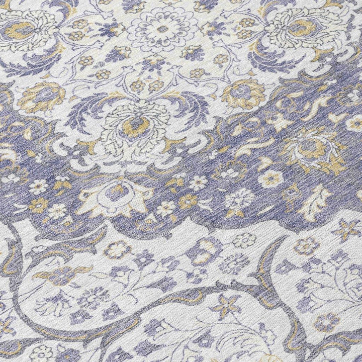 Braeor Purple Washable Indoor - Outdoor Rug - LOOMLAN - LOOMLAN Rugs - Outdoor Rugs