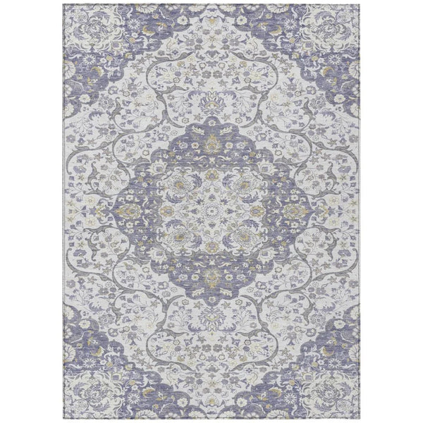 Braeor Purple Washable Indoor - Outdoor Rug - LOOMLAN - LOOMLAN Rugs - Outdoor Rugs