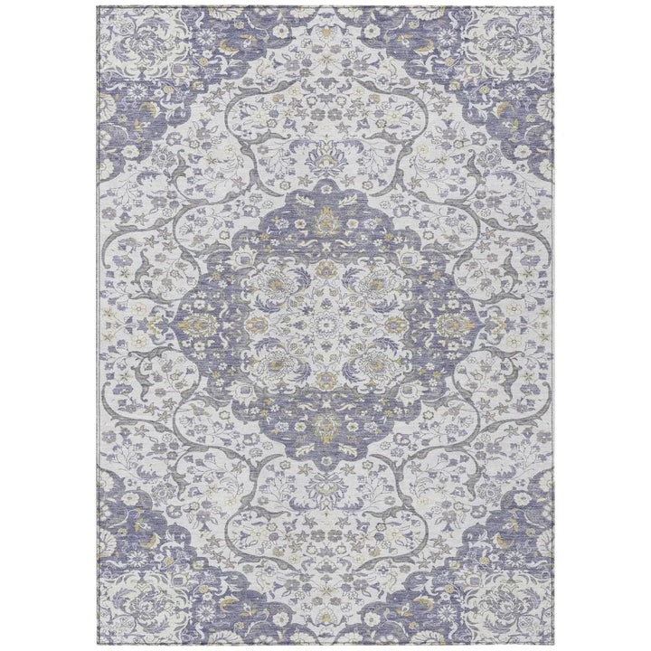 Braeor Purple Washable Indoor - Outdoor Rug - LOOMLAN - LOOMLAN Rugs - Outdoor Rugs