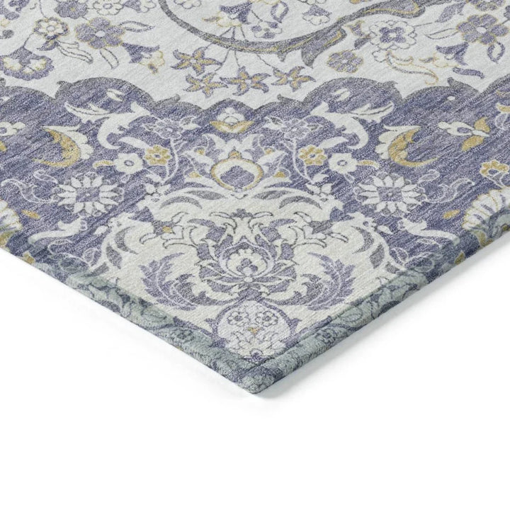 Braeor Purple Washable Indoor - Outdoor Rug - LOOMLAN - LOOMLAN Rugs - Outdoor Rugs