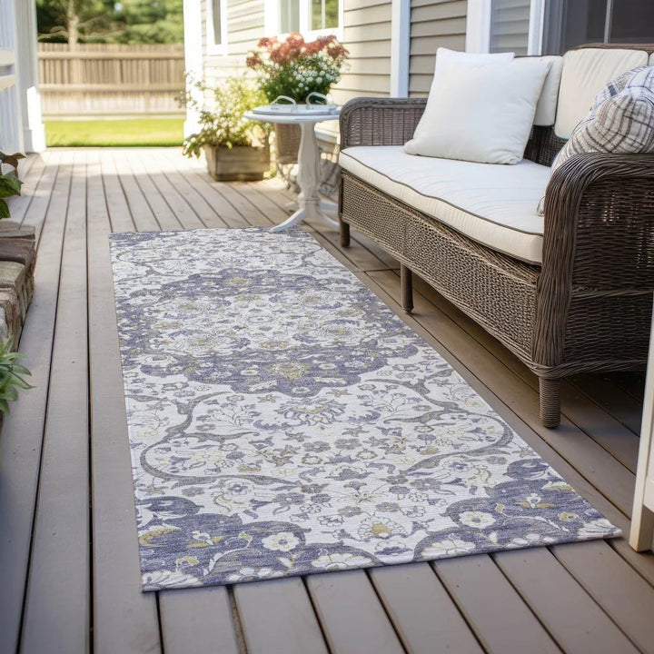 Braeor Purple Washable Indoor - Outdoor Rug - LOOMLAN - LOOMLAN Rugs - Outdoor Rugs