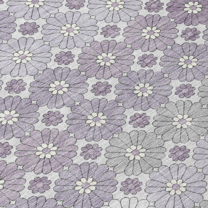 Braeyn Purple Washable Indoor - Outdoor Rug - LOOMLAN - LOOMLAN Rugs - Outdoor Rugs