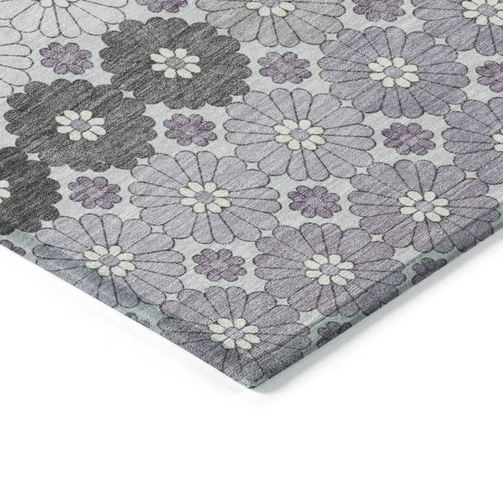 Braeyn Purple Washable Indoor - Outdoor Rug - LOOMLAN - LOOMLAN Rugs - Outdoor Rugs