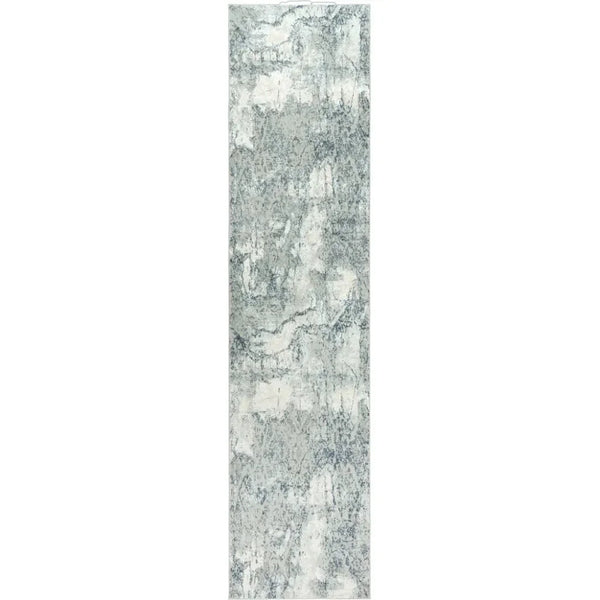 Brai Abstract Gray Kitchen Hallway Runner Rug - LOOMLAN - LOOMLAN - Area Rugs