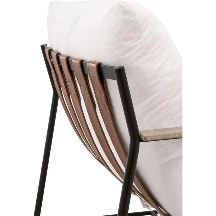 Brando Club Chair White LiveSmart Performance Feather - LOOMLAN - Essentials For Living - Accent Chairs