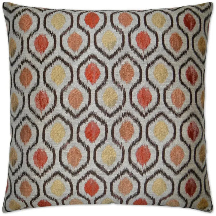 Brandon Brick Red Throw Pillow With Insert - LOOMLAN - D.V. Kap - Throw Pillows