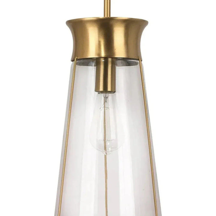 Brass & Glass Nara Pendant - LOOMLAN - Jamie Young - Pendants