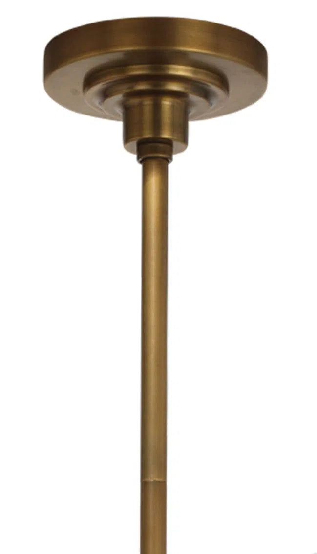Brass Mid-Century Modern Minerva 8 Light Chandelier Chandeliers LOOMLAN By Jamie Young