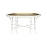 Brass Removable Top Oval Tray Table-Coffee Tables-Chelsea House-LOOMLAN