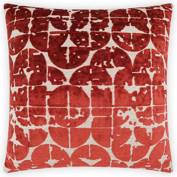 Bravura Sienna Red Throw Pillow With Insert - LOOMLAN - D.V. Kap - Throw Pillows