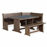 Breakfast Nook Dining Set with Storage