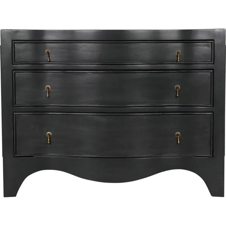 Brentford Wood Black Dresser - LOOMLAN - Noir - Dressers