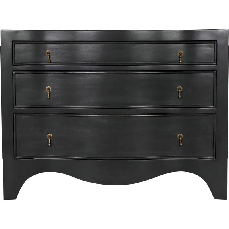 Brentford Wood Black Dresser