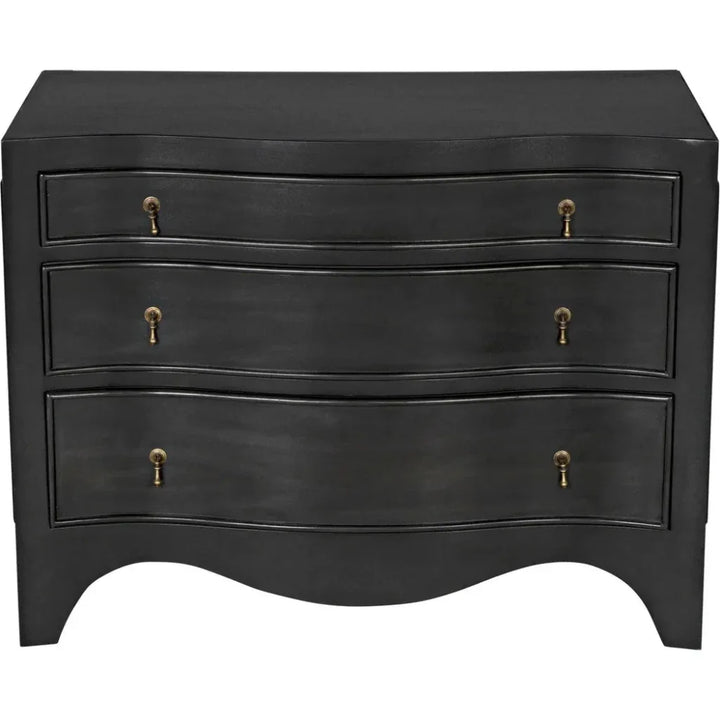 Brentford Wood Black Dresser - LOOMLAN - Noir - Dressers