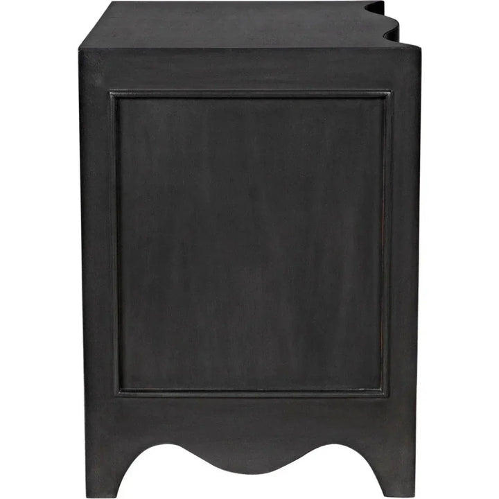 Brentford Wood Black Dresser - LOOMLAN - Noir - Dressers