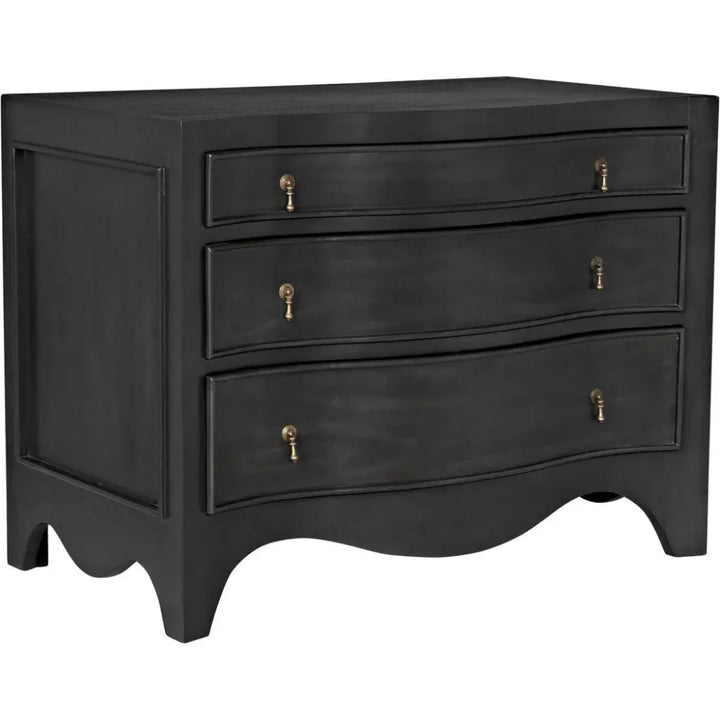 Brentford Wood Black Dresser - LOOMLAN - Noir - Dressers