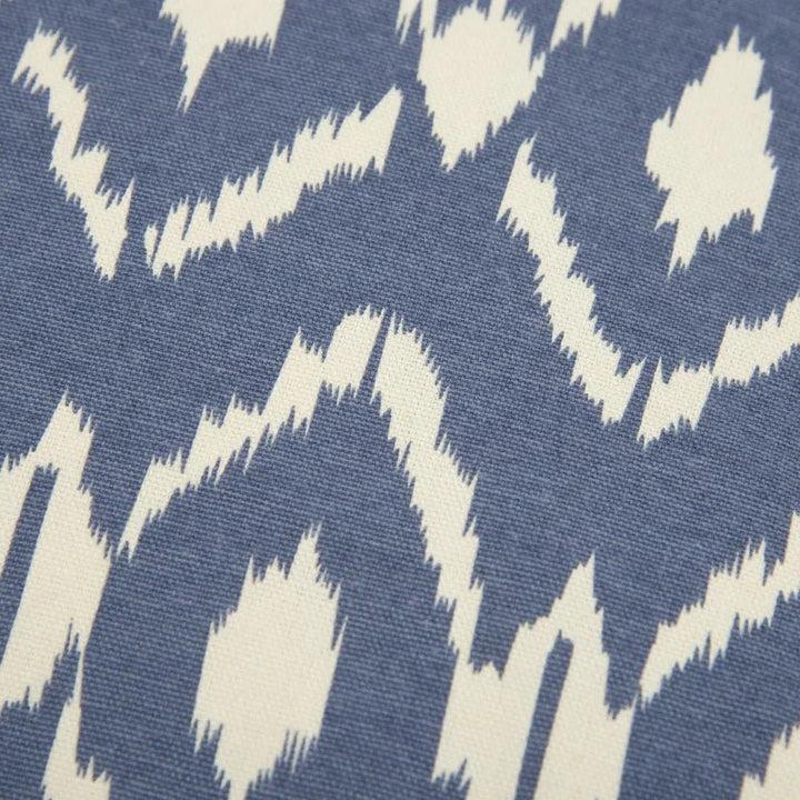 Brian Ikat Daimond Blue Throw Pillow Down Insert - LOOMLAN - LOOMLAN - Throw Pillows