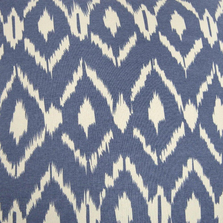 Brian Ikat Daimond Blue Throw Pillow Down Insert - LOOMLAN - LOOMLAN - Throw Pillows